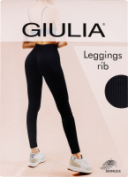 Легінси жіночі з мікрофібри Giulia Leggings rib S/M sky blue