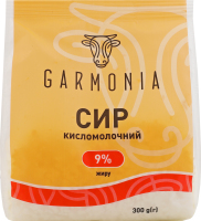 Сир кисломолочний 9% Garmonia м/у 300г