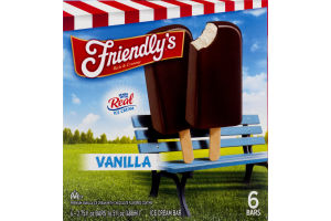 Friendly's Vanilla Ice Cream Bar - 6 CT