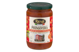 Rienzi Primavera Premium Quality Pasta Sauce