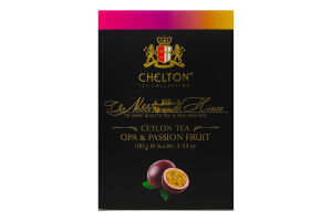 Чай чорний цейлонський листовий OPA&Passion fruit Благородний будинок Chelton в/с к/у 100г
