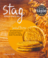 Крекери Stag вівсяні з копченим маслом