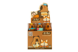 Ластик фигурка №ZB.5429 Смешные капибары Kids line ZiBi 1шт в ассорт