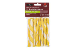 Champion Breed 5" Dual Slim Twists For Small Dogs Rawhide Treats - 15 CT - 15 CT