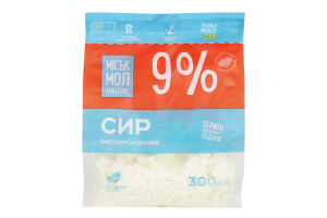 Творог 9% Міськмолзавод №1 м/у 300г