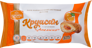 Круасан з начинкою Апельсин Рум'янець м/у 65г