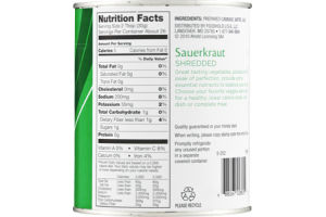 Ahold Shredded Sauerkraut