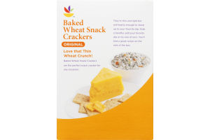 Ahold Baked Wheat Snack Crackers Original
