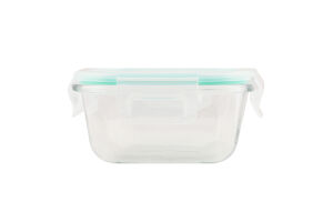 Контейнер д/зберігання 370мл скло з кришкою