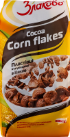 Хлопья кукурузные глазированные сахарной глазурью с какао Злаково м/у 300г