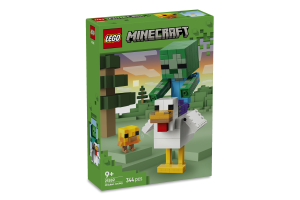 Конструктор для дітей від 9років №21582 Chicken Jockey Minecraft Lego 344ел