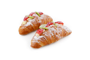 Круасан з заварн кремом та фруктами 120г