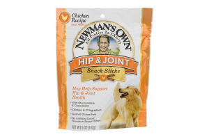 Newman's Own Hip & Joint Snack Sticks Dog Treats Chicken Recipe