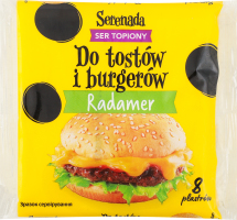 Сир плавлений Радамер скибочки 130г 40% Serenada