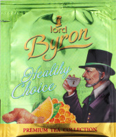 Чай Healthy Choice зелений з імбирем та цедрою лимону 2г Lord Byron