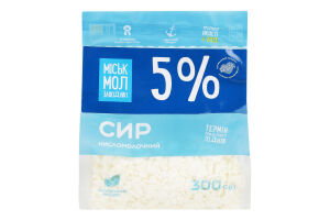 Творог 5% Міськмолзавод №1 м/у 300г