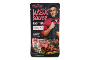 Соус універсальний пастеризований Тамаринд-імбир Pad Thai Wok sauce Pripravka д/п 140г