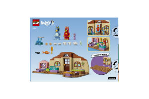 Конструктор для детей от 4лет №11221 School with Rusty and Bluey Bluey Lego 106эл