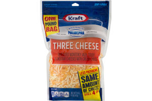 Kraft Shredded Cheese Three Cheese