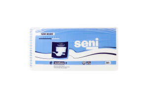 Підгузники для дорослих 2 Medium Basic Seni 30шт