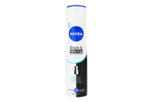 Антиперспірант Чистий Чорне та біле Невидимий Nivea 150мл