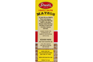 Streit's Matzos Lightly Salted