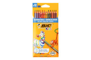 Карандаши цветные Evolution Stripes BIC 12шт