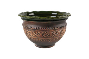 Макитра-волновка 2л Шляхтянская Покутська кераміка 1шт