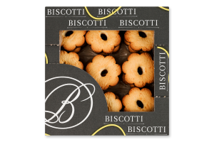 Печенье сдобное песочно-отсадное Канестрелли Biscotti к/у 0.325кг