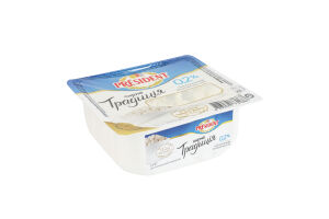 Сир кисломолочний 0.2% Творожна традиція President лоток 300г