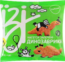 Нагетси заморожені запечені Динозаврики Їзі м/у 300г