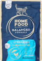 Корм д/стериліз. котів Home Food 300 г курка риба