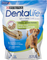 Purina Dentalife Daily Oral Care Dog Treats Large - 18 CT