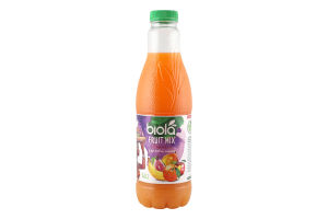 Нектар неосветленный пастеризованный фруктовый Fruit mix Biola п/бут 1л