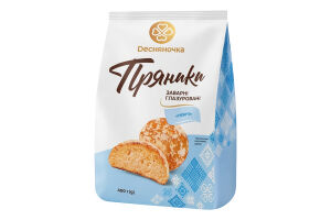 Пряники заварні глазуровані Ніжні Dесняночка м/у 400г