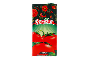 Сок с мякотью стерилизованный Томат Соковита т/п 950мл