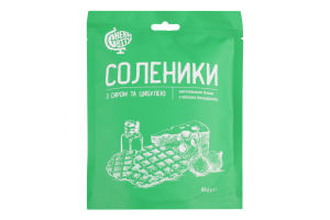 Снеки хрусткі з сиром та цибулею Соленики Снеки Світу д/п 85г