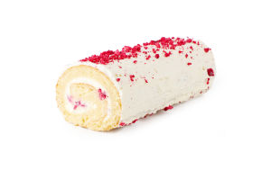 Рулет з заварним кремом та малиною ваг