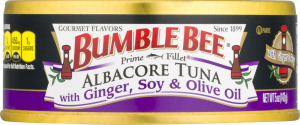 Bumble Bee Albacore Tuna with Ginger, Soy & Olive Oil