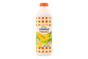 Ряжанка 4% Селянська п/пл 850г