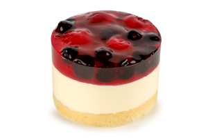 Тістечко Сиркове з ягодами