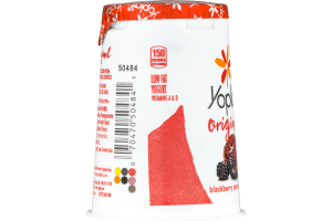 Yoplait Original Low Fat Yogurt Blackberry Pomegranate