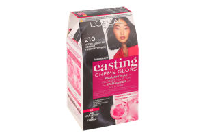 Крем-фарба для волосся без аміаку Casting creme gloss №210 L'Oreal Paris 1шт