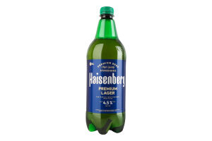 Пиво 1л 4.5% светлое фильтрованное пастеризованное Премиум Лагер Haisenberg п/бут