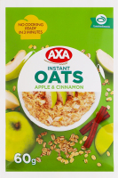 Каша овсяная мгновенного приготовления с яблоком и корицей Axa м/у 60г