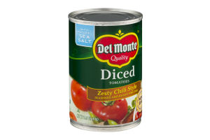 Del Monte Diced Tomatos Zesty Chili Style
