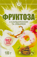 Фруктоза з кардамоном та імбирем ПрАТ ХПП к/у 100г