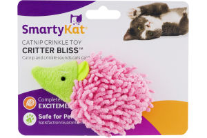 SmartyKat Catnip Crinkle Toy Critter Bliss