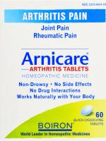 Boiron Arnicare Arthritis Pain Homeopathic Medicine Quick-Dissolving Tablets - 60 CT