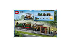 Конструктор для детей от 7лет №60511 Vintage steam train City Lego 575эл